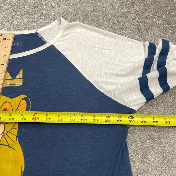Disney The Lion King Graphic Raglan T-Shirt Womens 2X Blue White Long Sleeve Tee - Picture 13 of 14